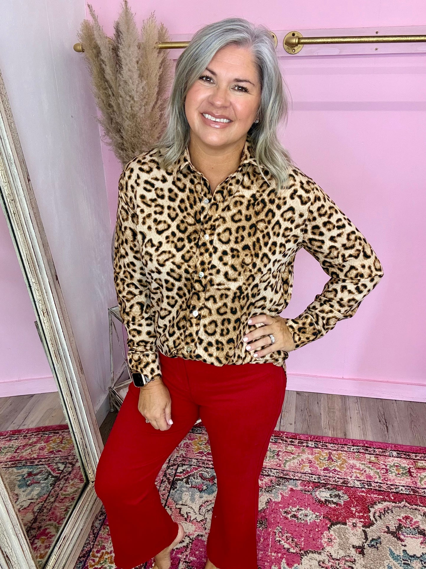 Leopard Layer Top