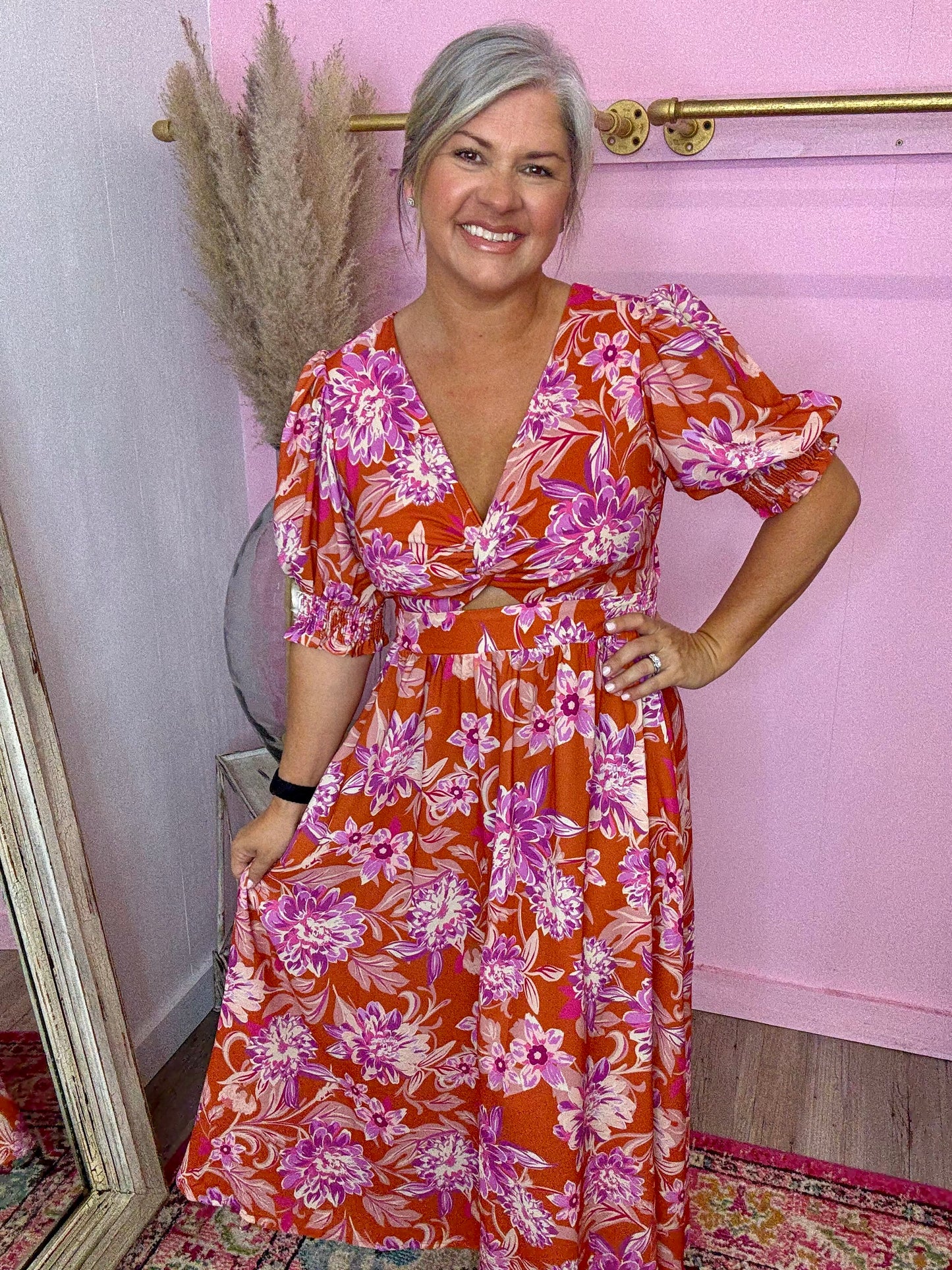 Floral Midi Dress