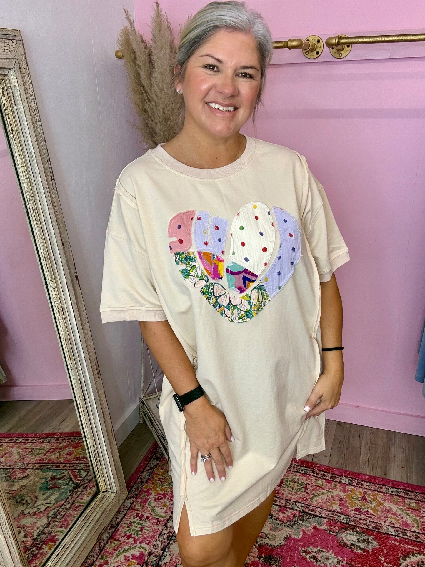 Heart Patch Dress