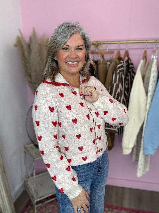 Heart Cardigan