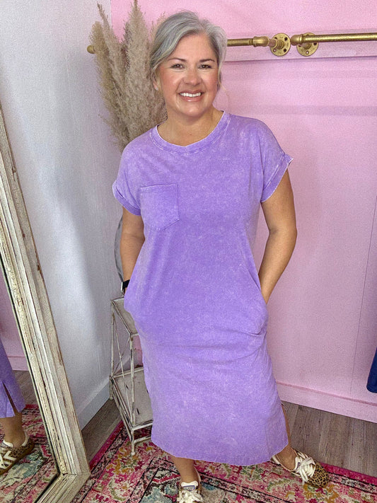 Washed T-shirt Dress
