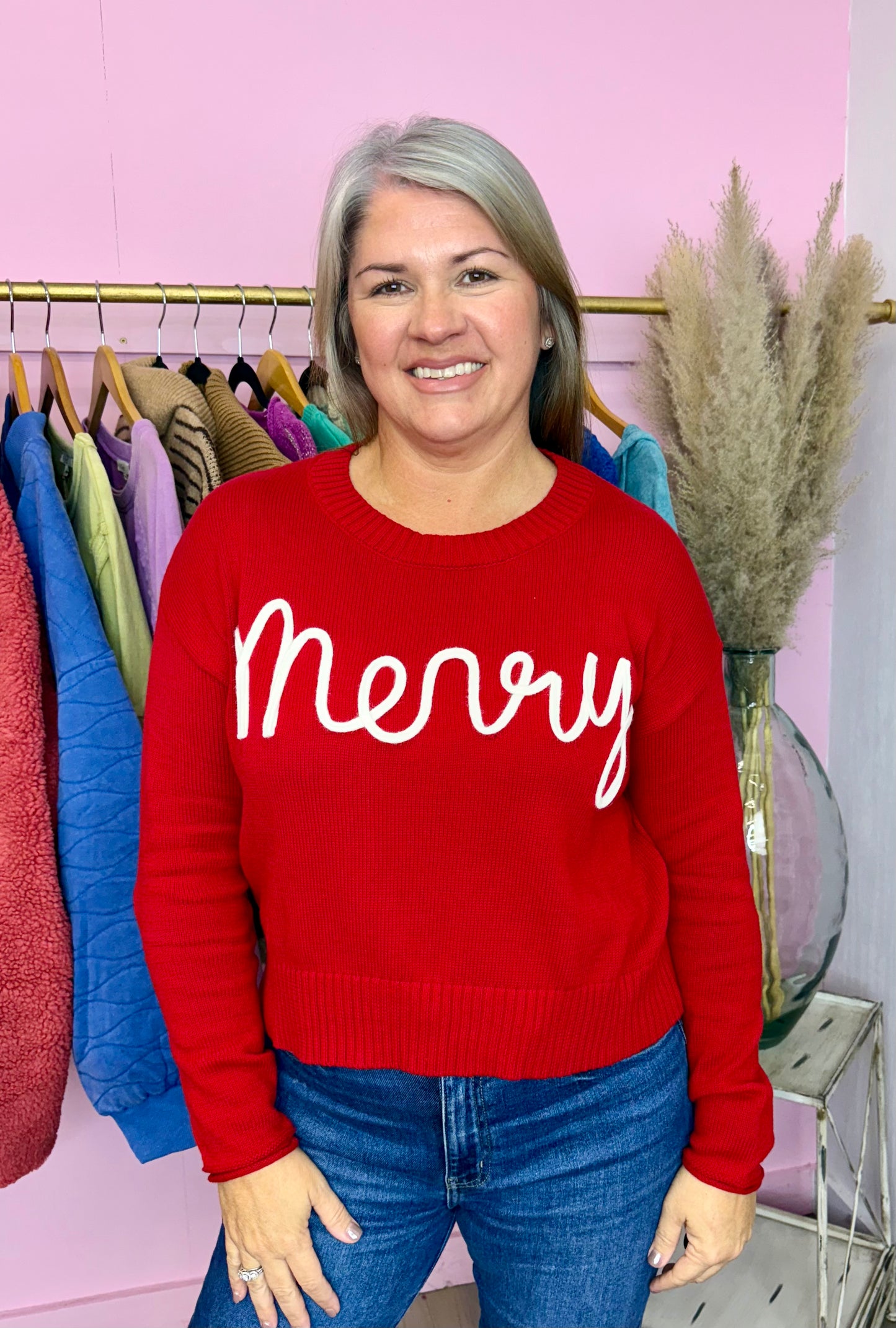 Merry Ribbed Sweater