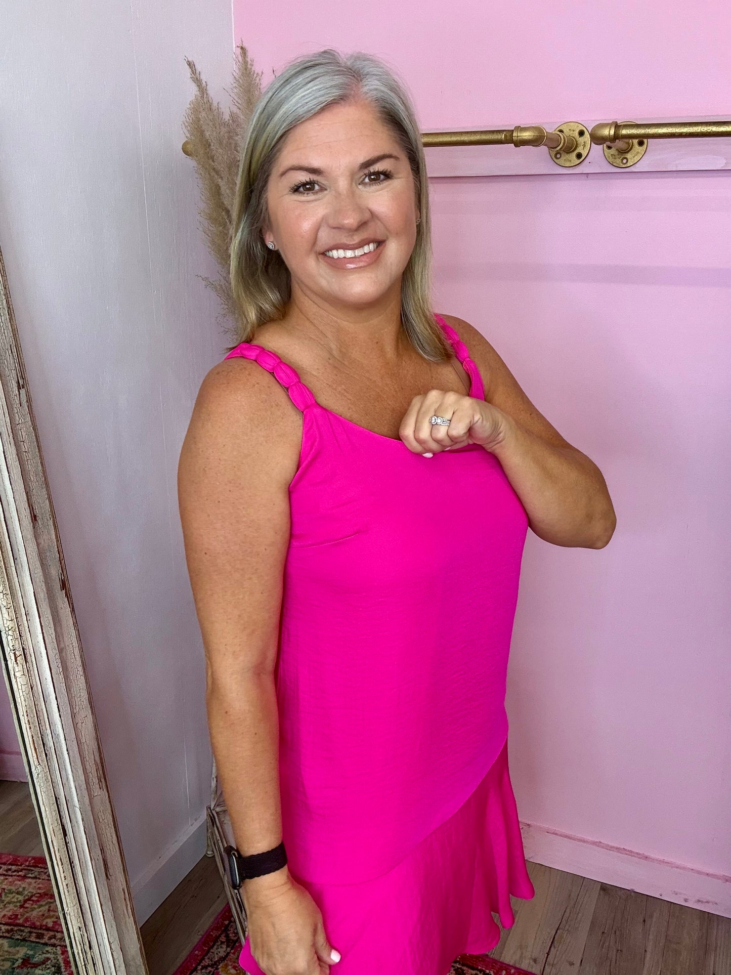Pink Flutter Dress