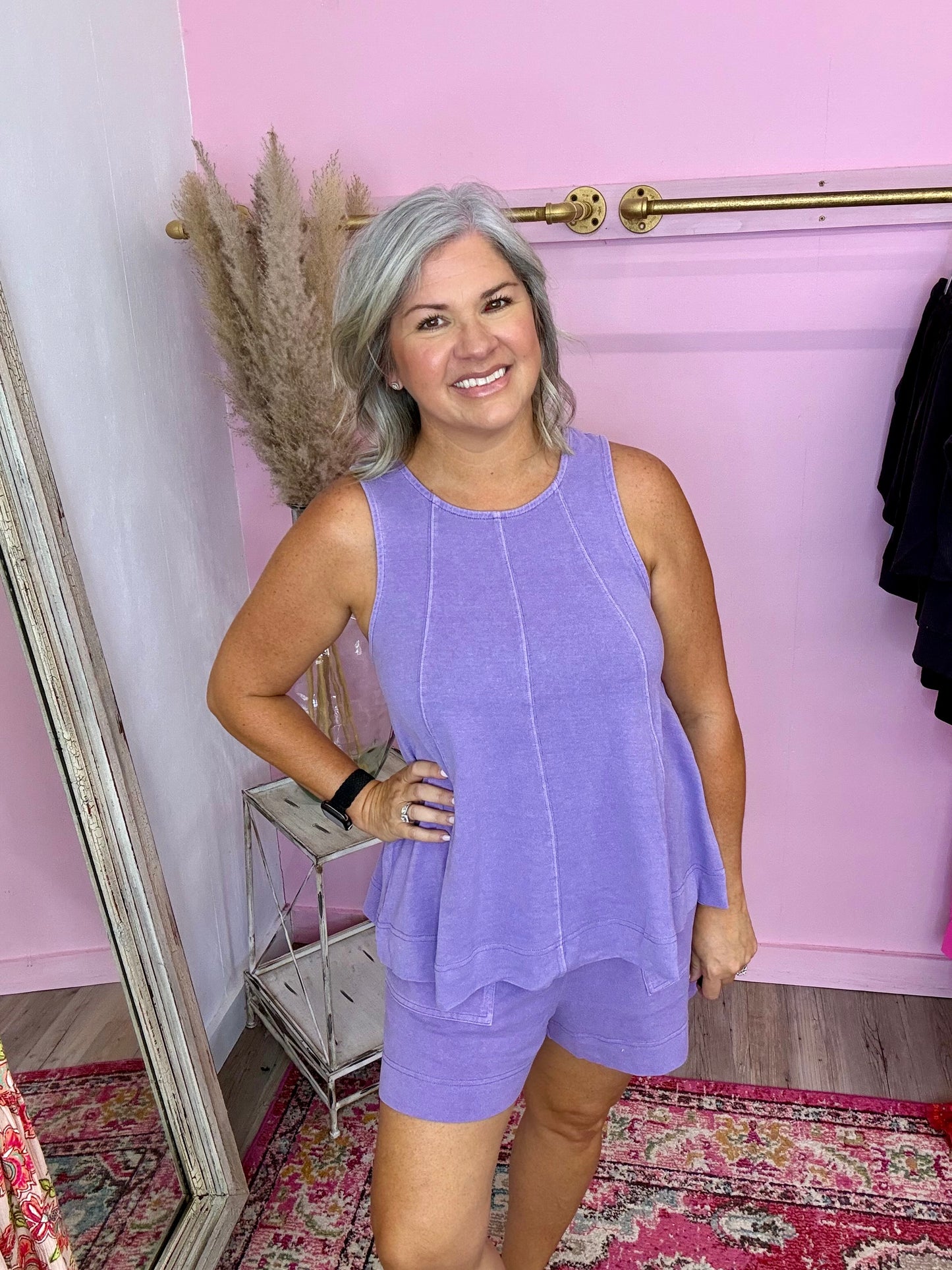 Lilac Short Set