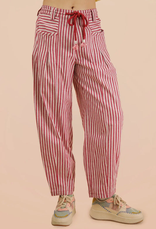 Red Striped Barrel Demin