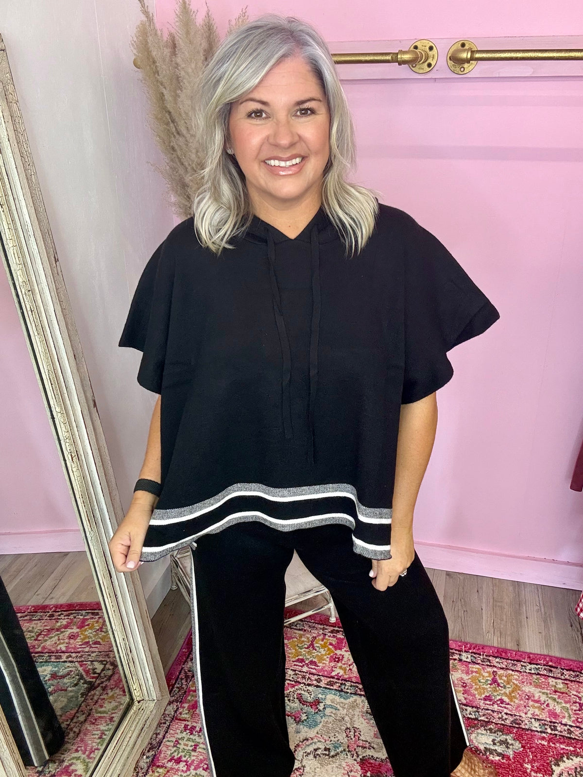 Black Sweater Set