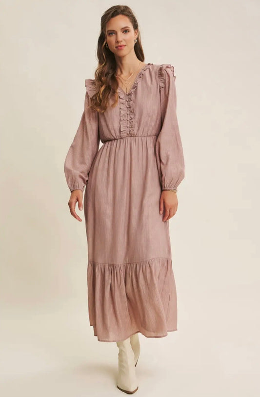 Textured Maxi Dress