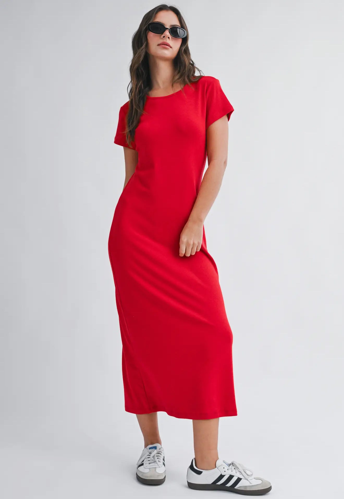 Red Slim Fit Dress