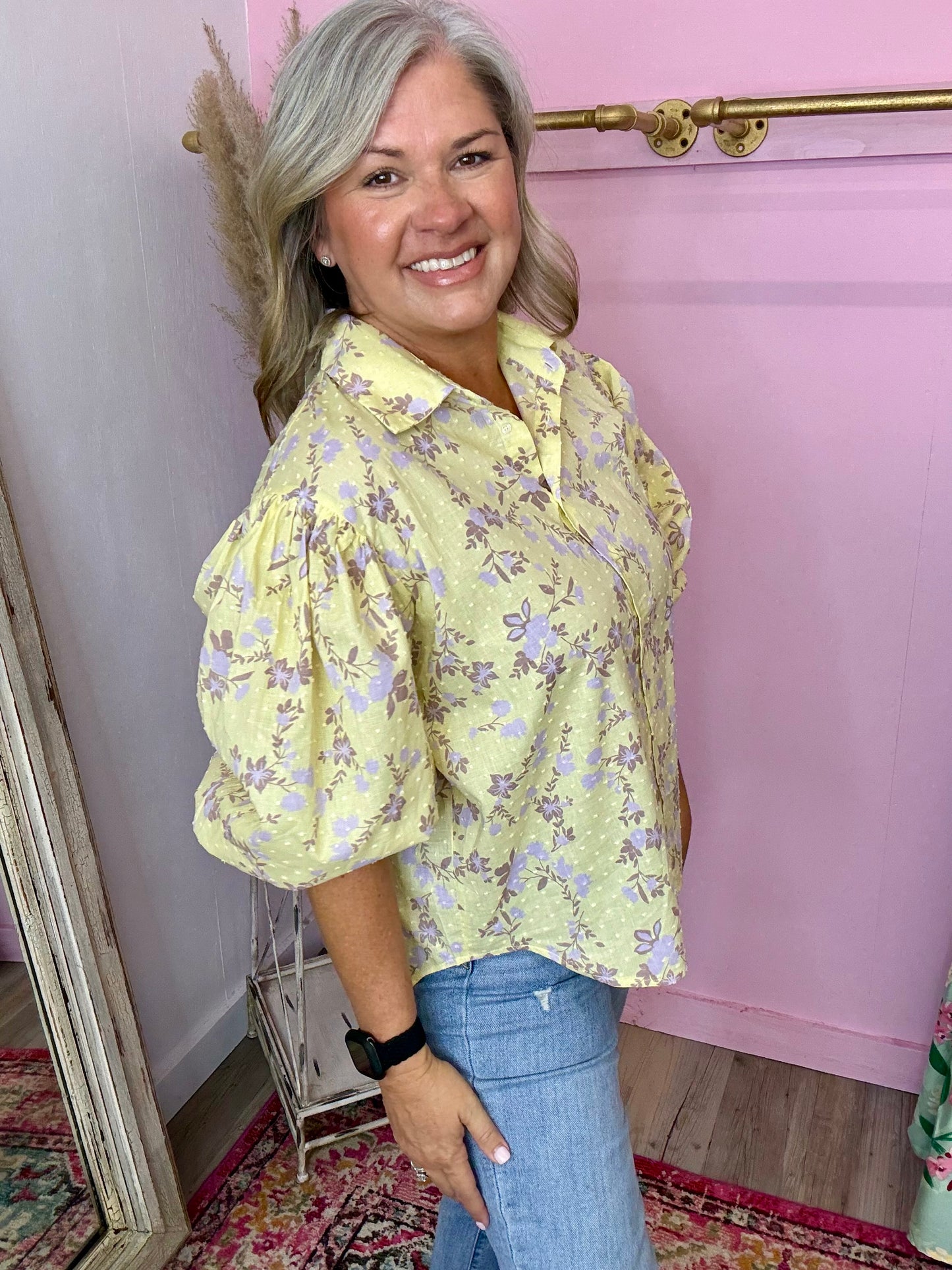Yellow Eloise Top