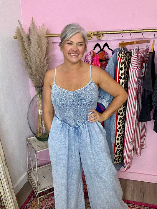 Chambray Jumpsuit
