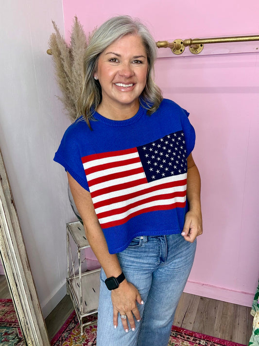 Americana Sweater Top