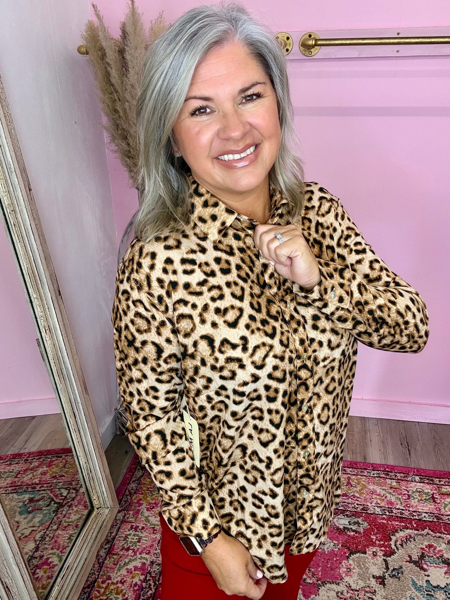 Leopard Layer Top