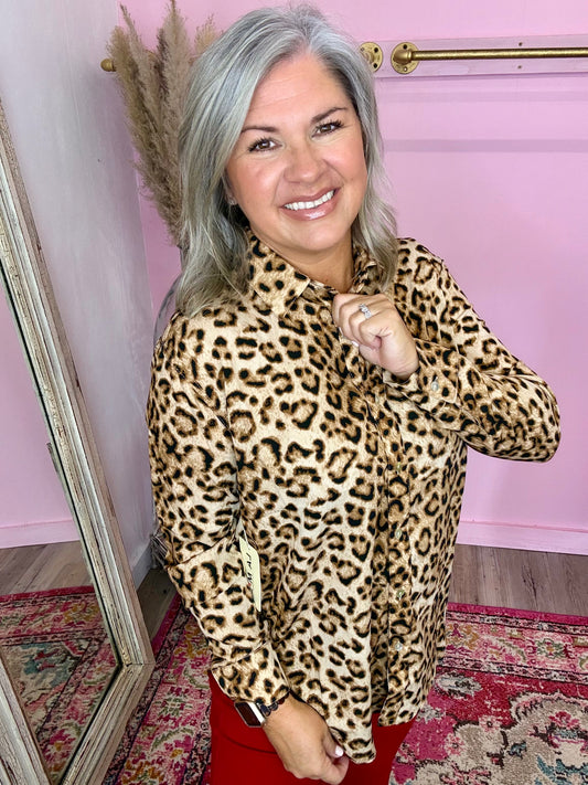 Leopard Layer Top