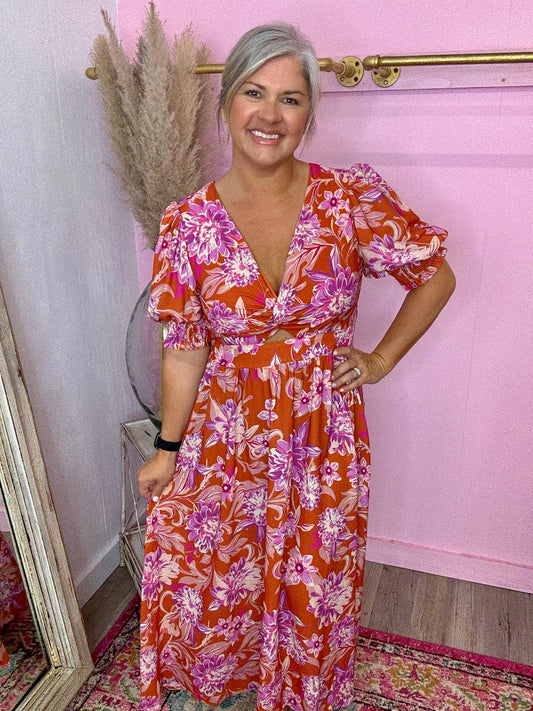 Floral Midi Dress