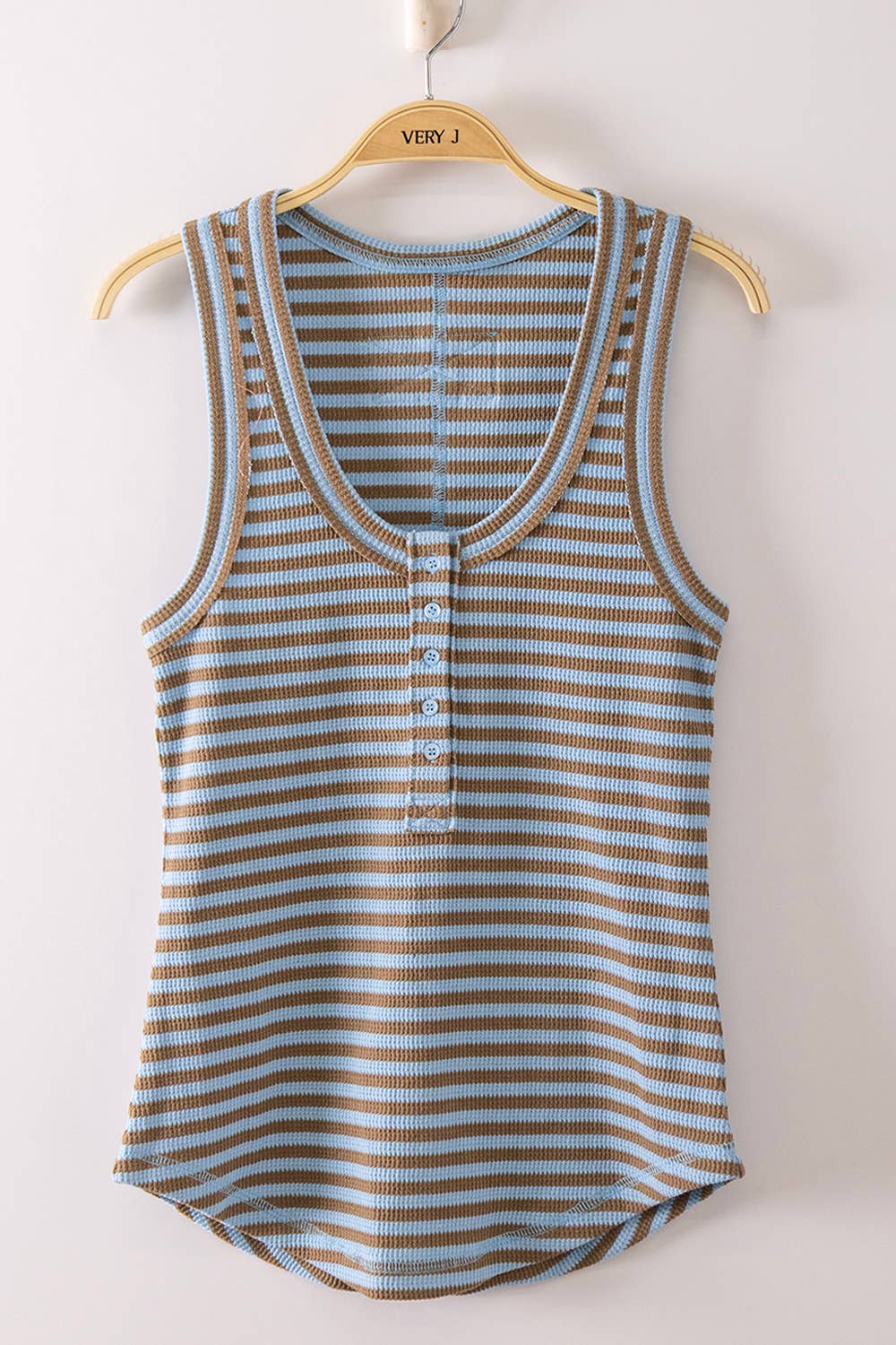 Sky/Mocha Tank Top