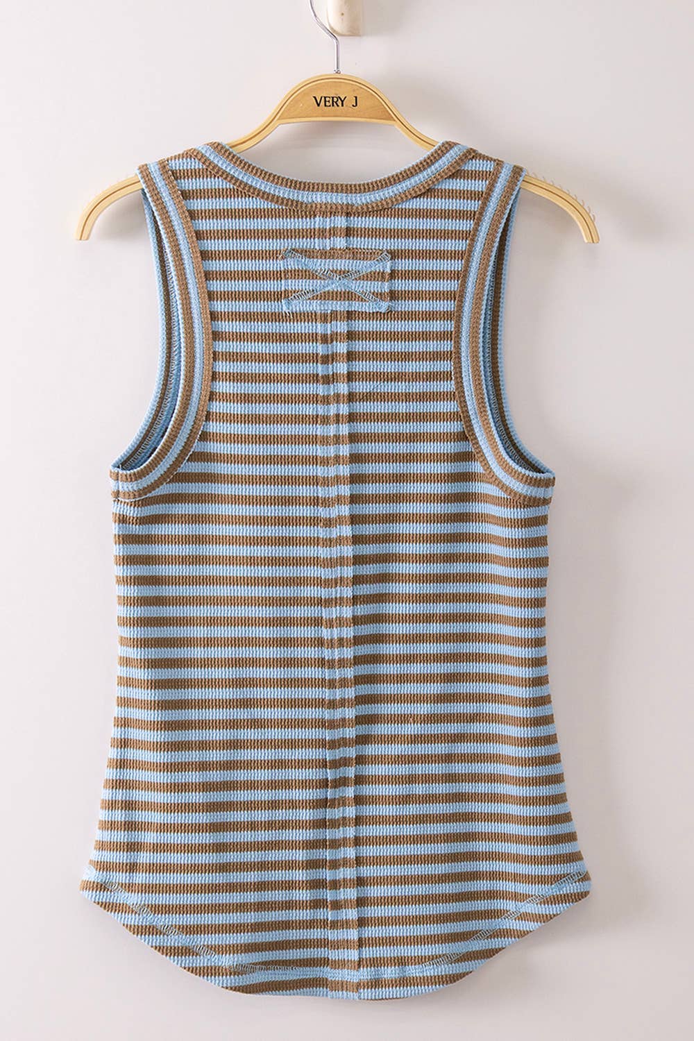 Sky/Mocha Tank Top