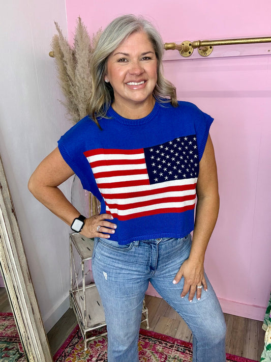 Americana Sweater Top