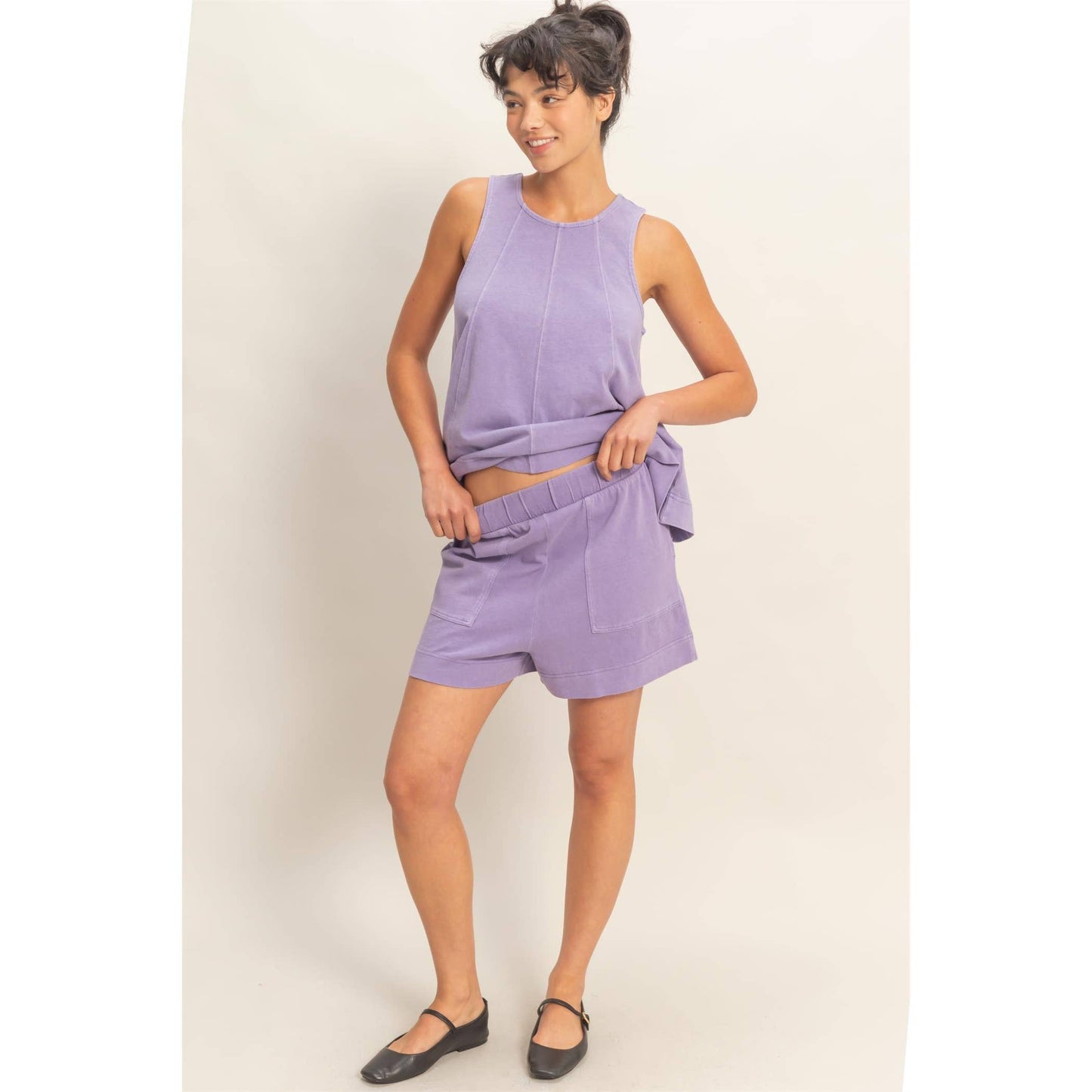 Lilac Short Set