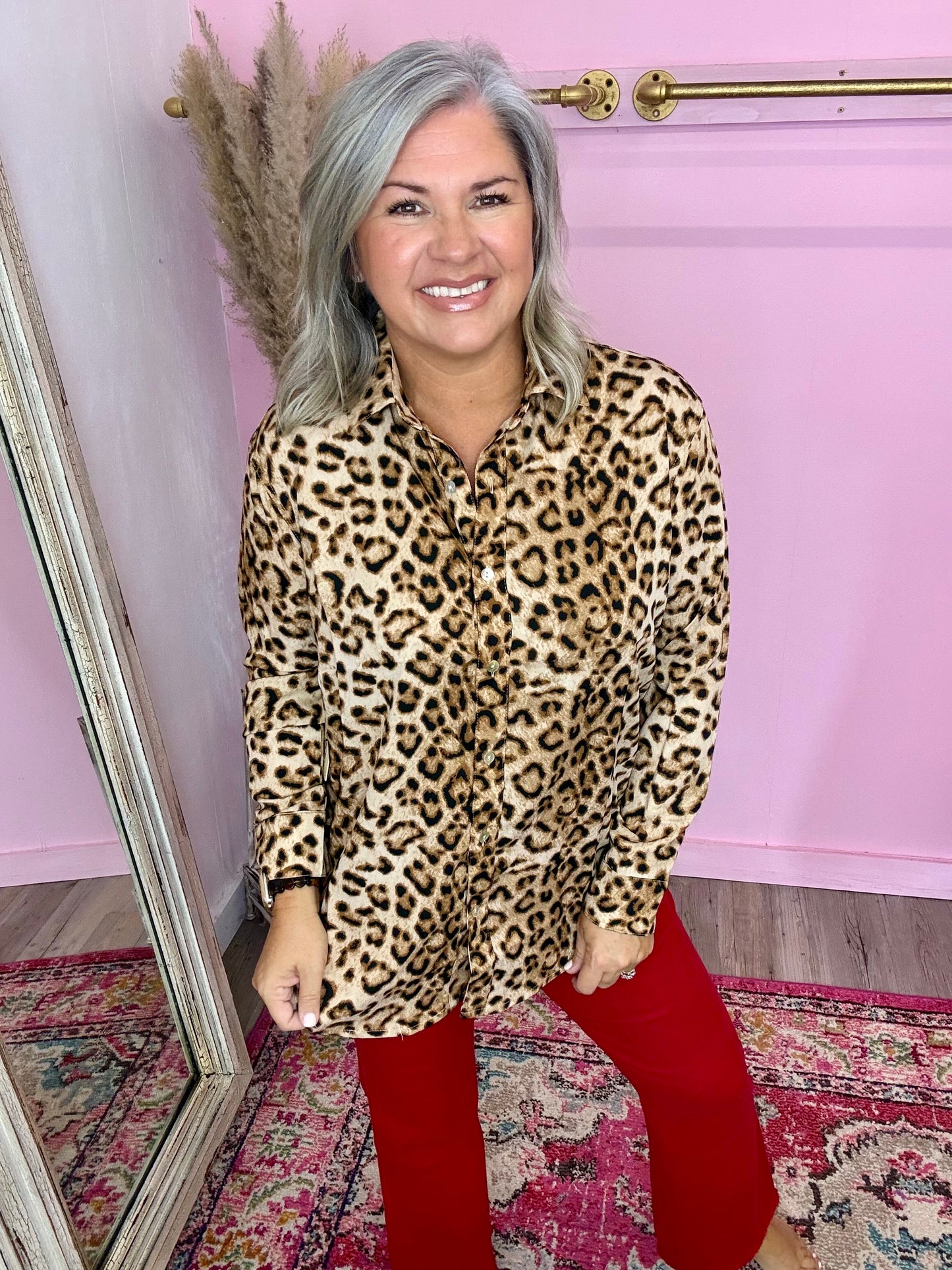 Leopard Layer Top