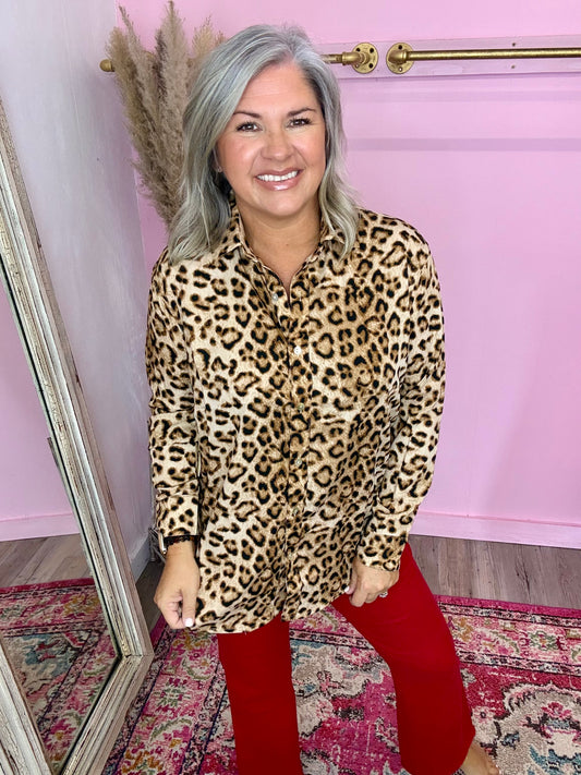 Leopard Layer Top