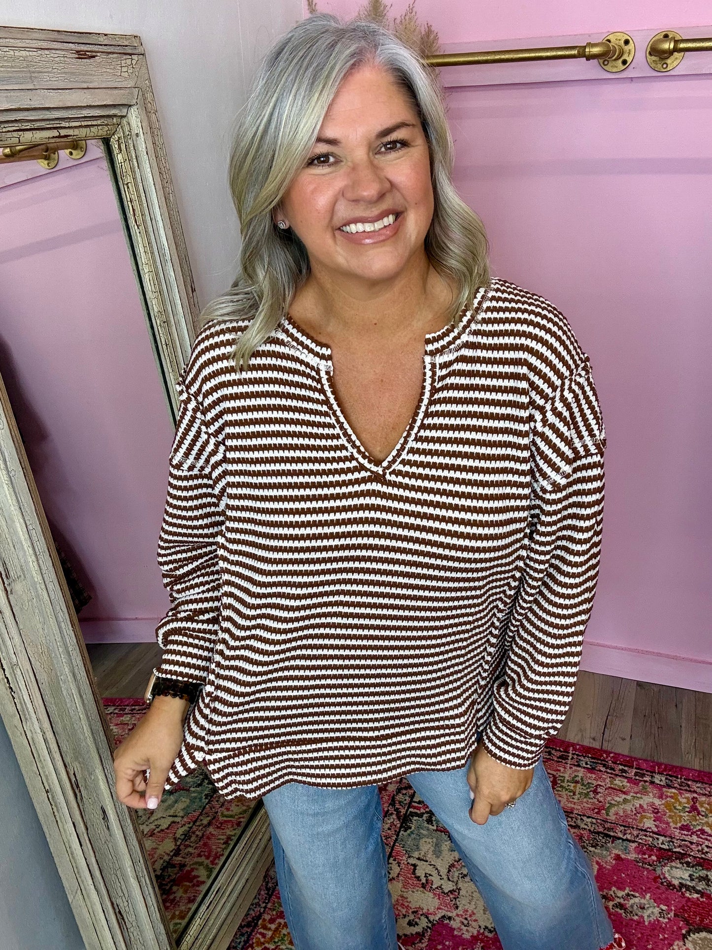 Soft Stripe Pullover