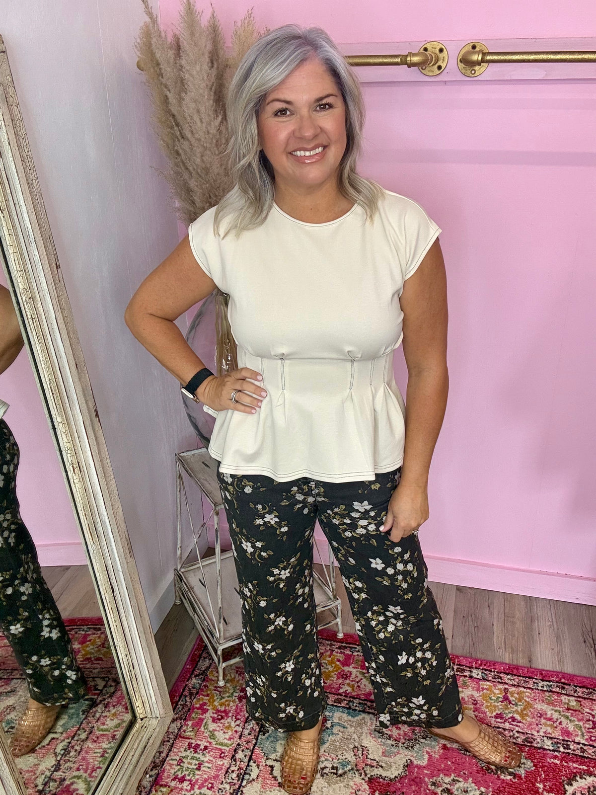 Fall Flower Pants