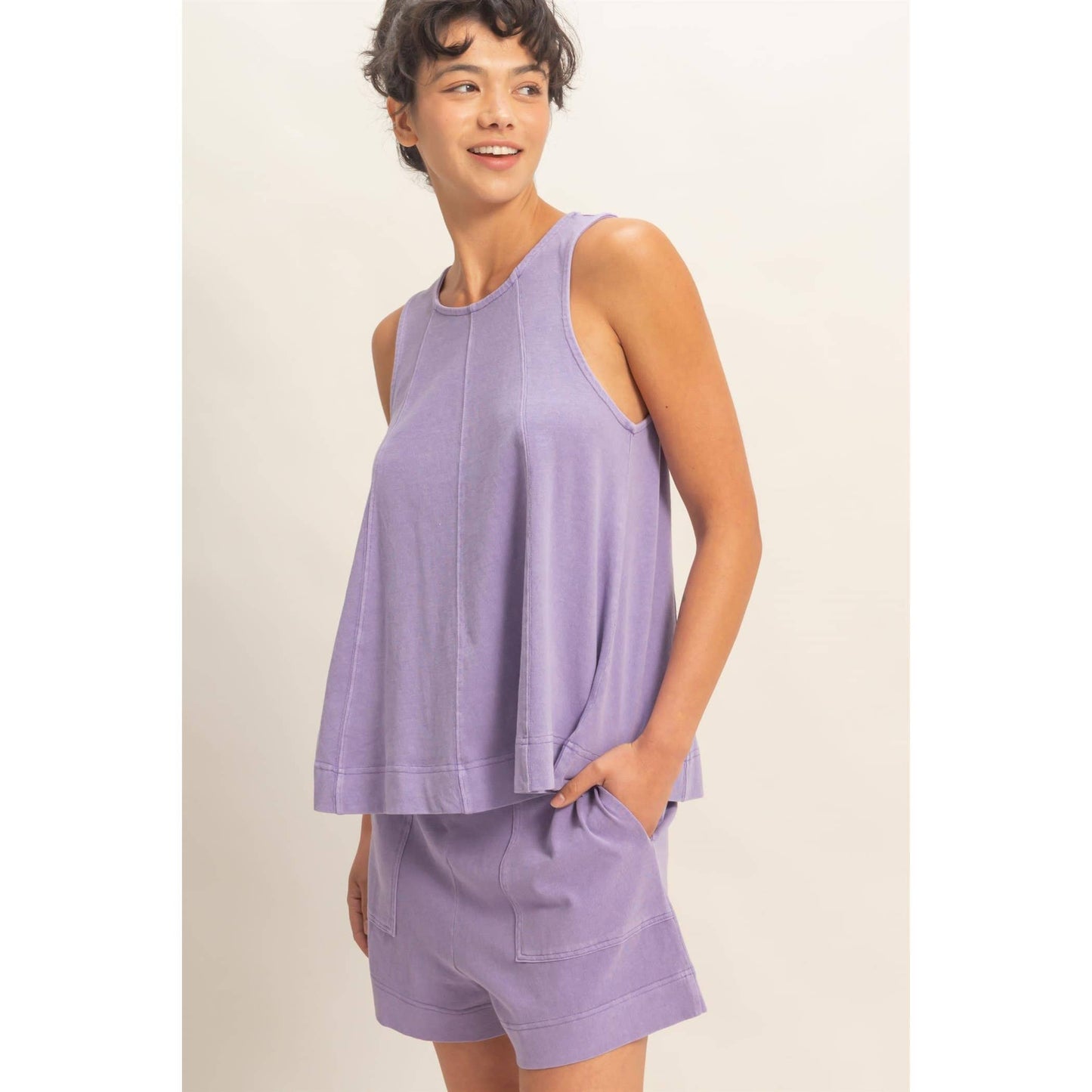 Lilac Short Set