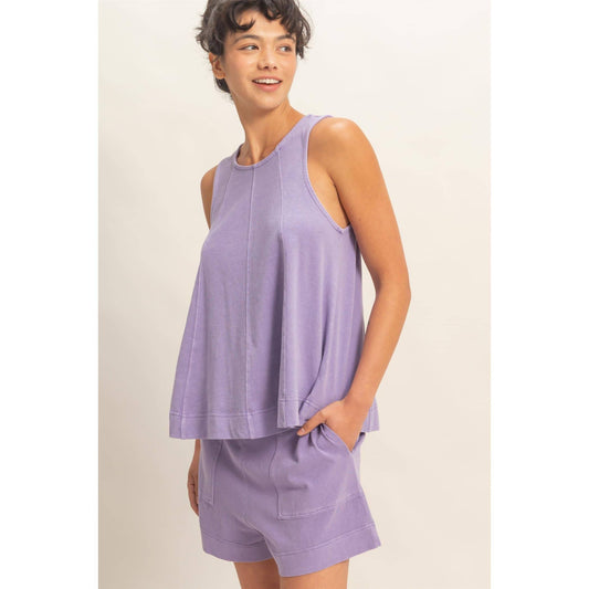 Lilac Short Set