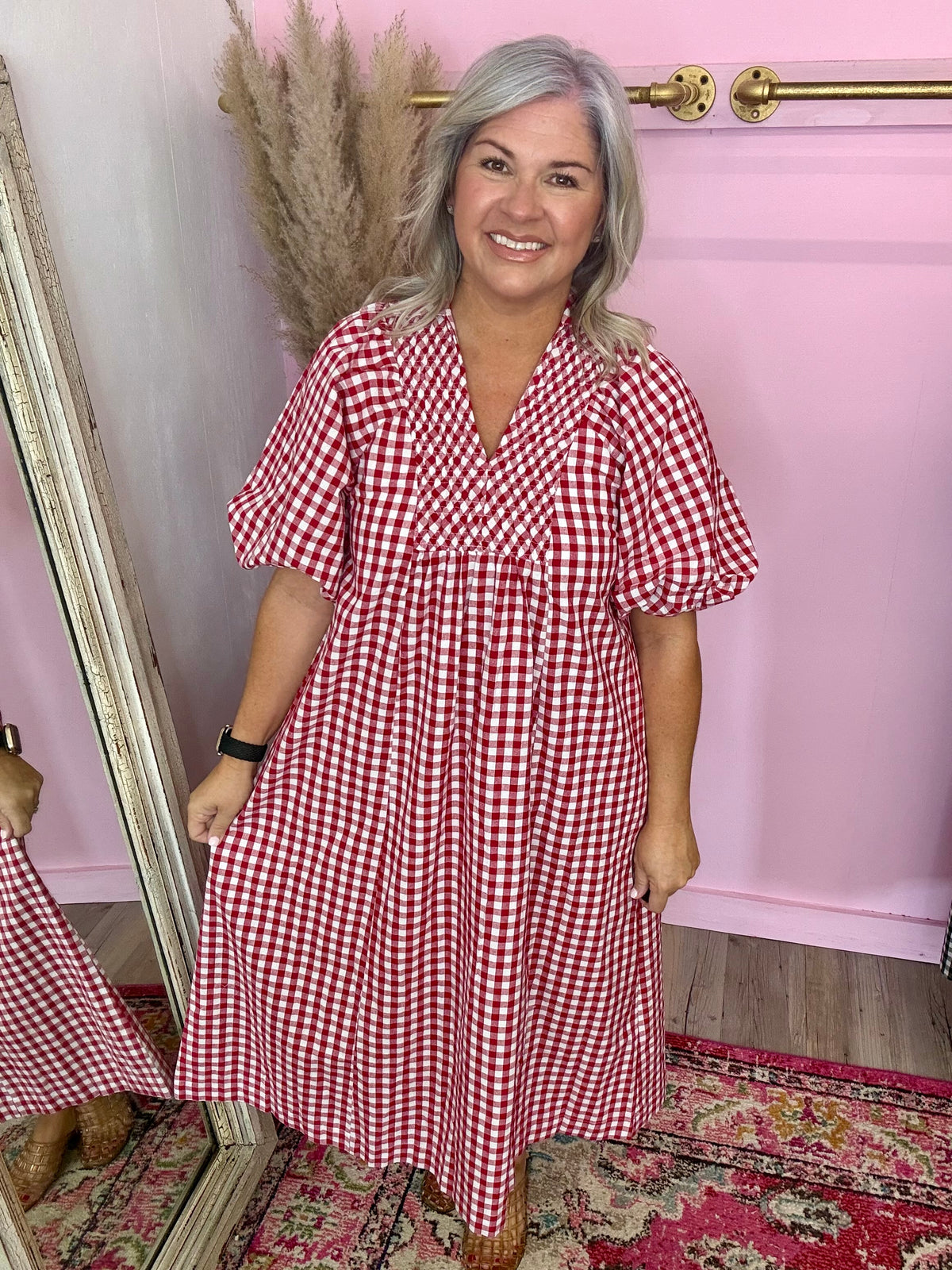Game Day Gingham Dress