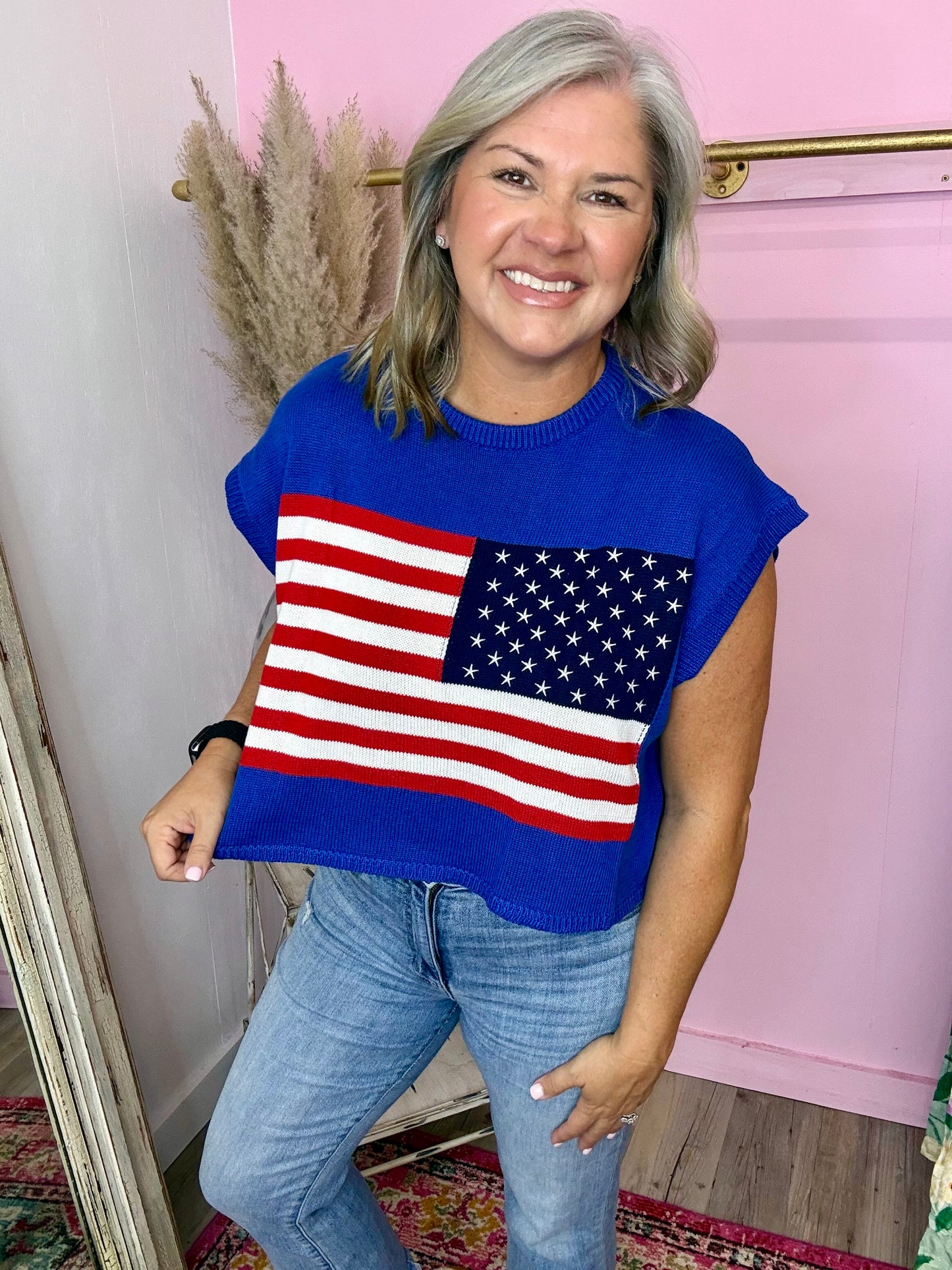 Americana Sweater Top