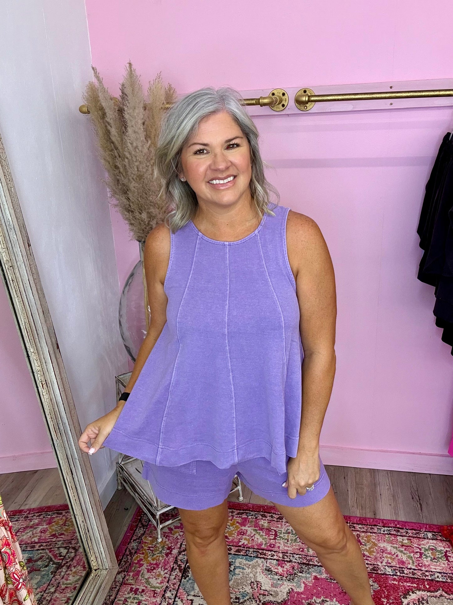 Lilac Short Set