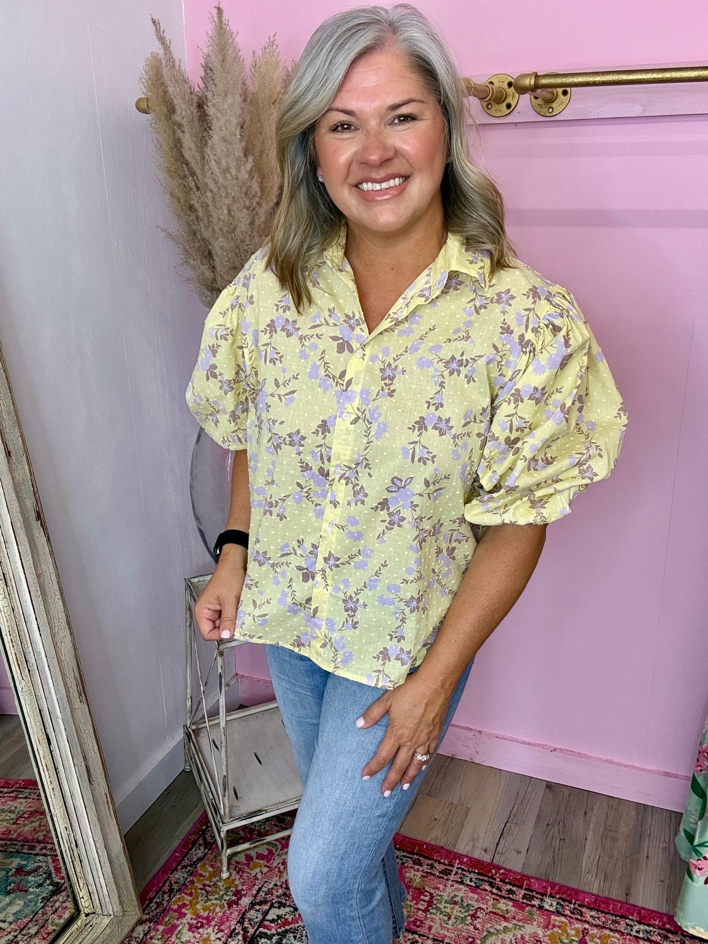 Yellow Eloise Top