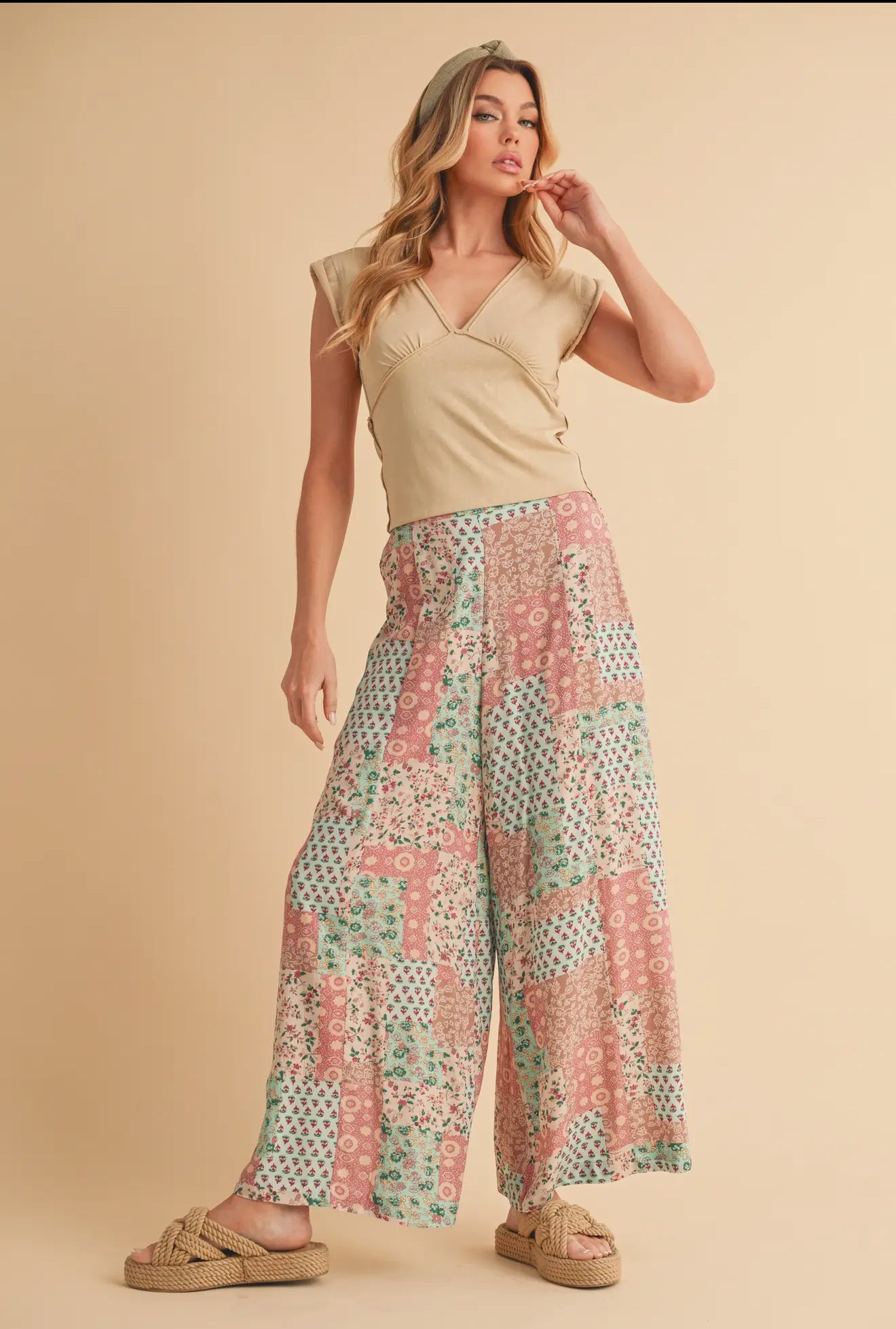 Coline Printed Pants