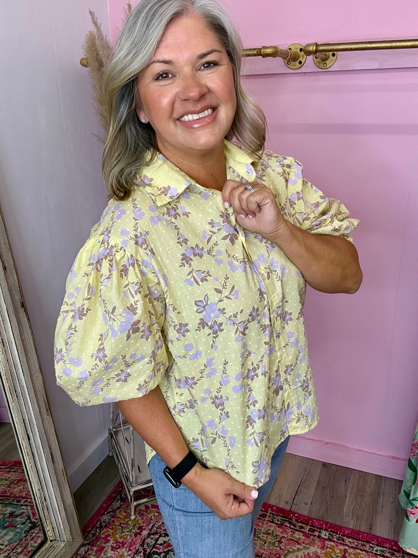 Yellow Eloise Top