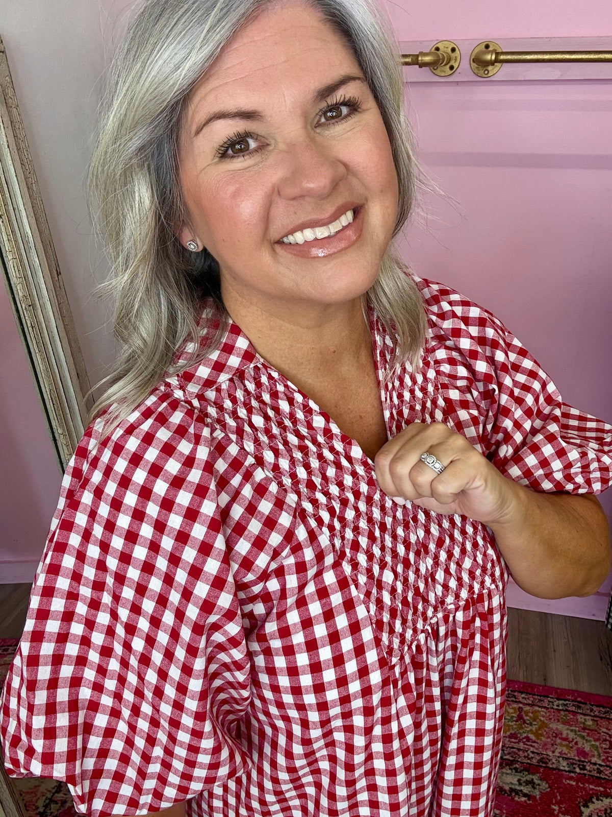 Game Day Gingham Dress
