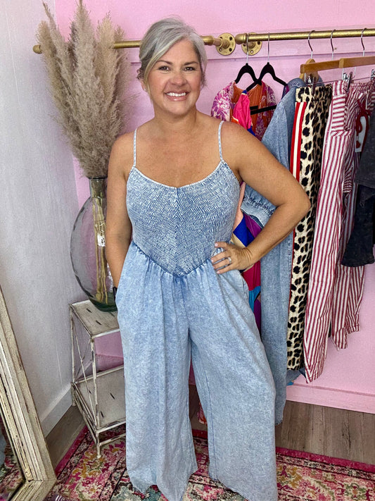 Chambray Jumpsuit