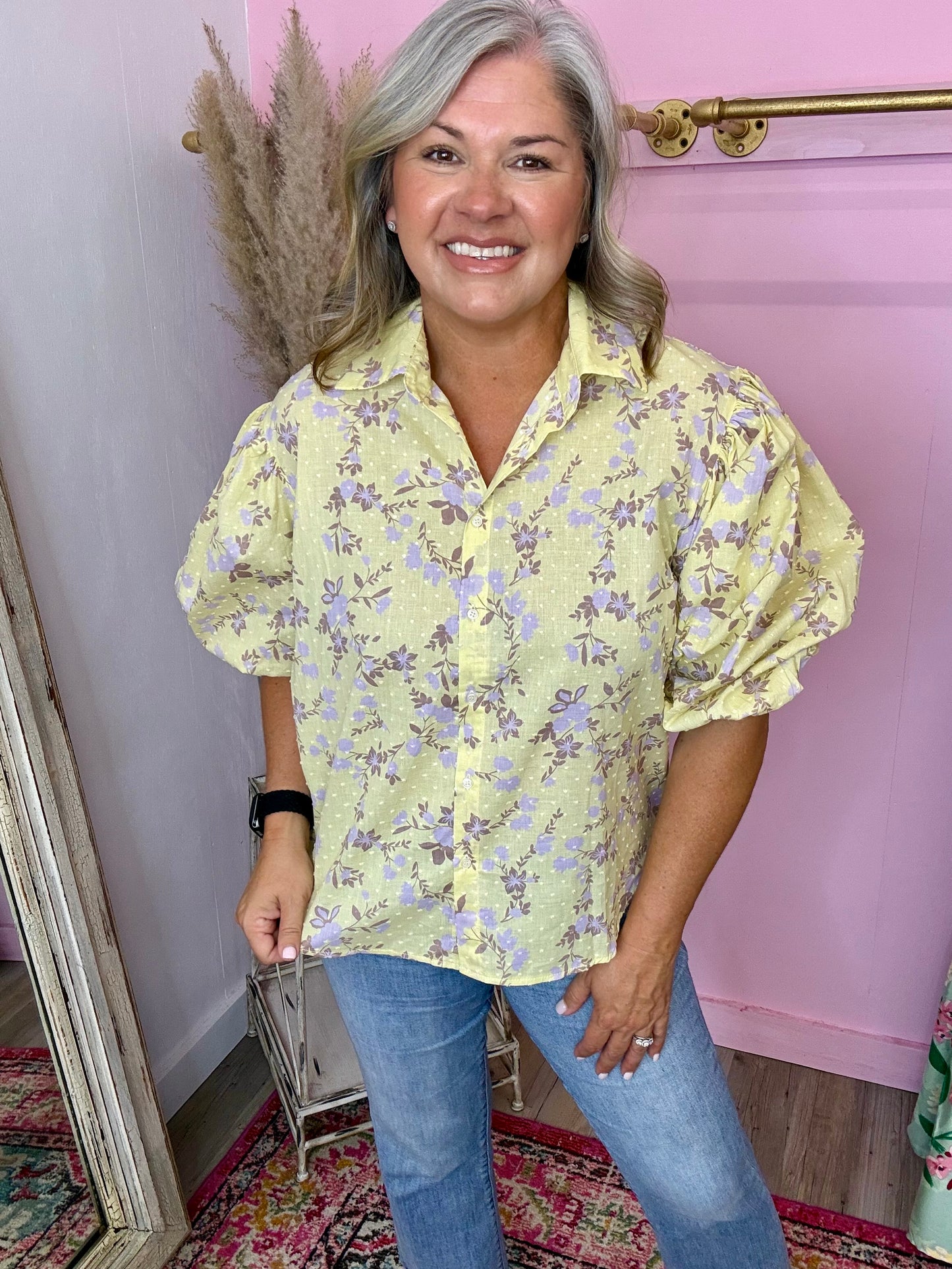 Yellow Eloise Top