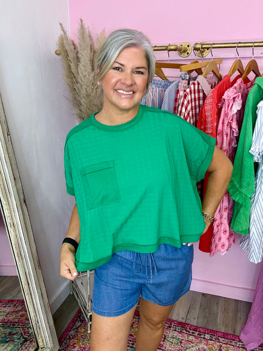 Pink Dolman Top