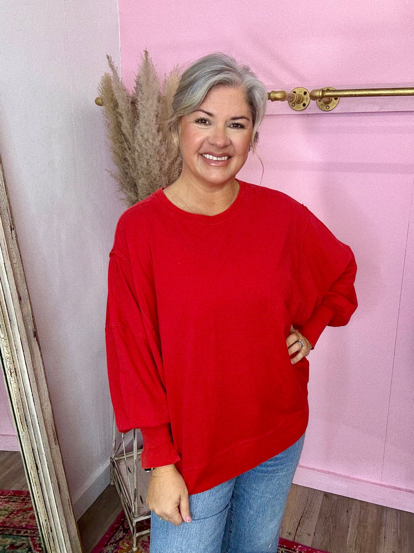 Red Dupe Top