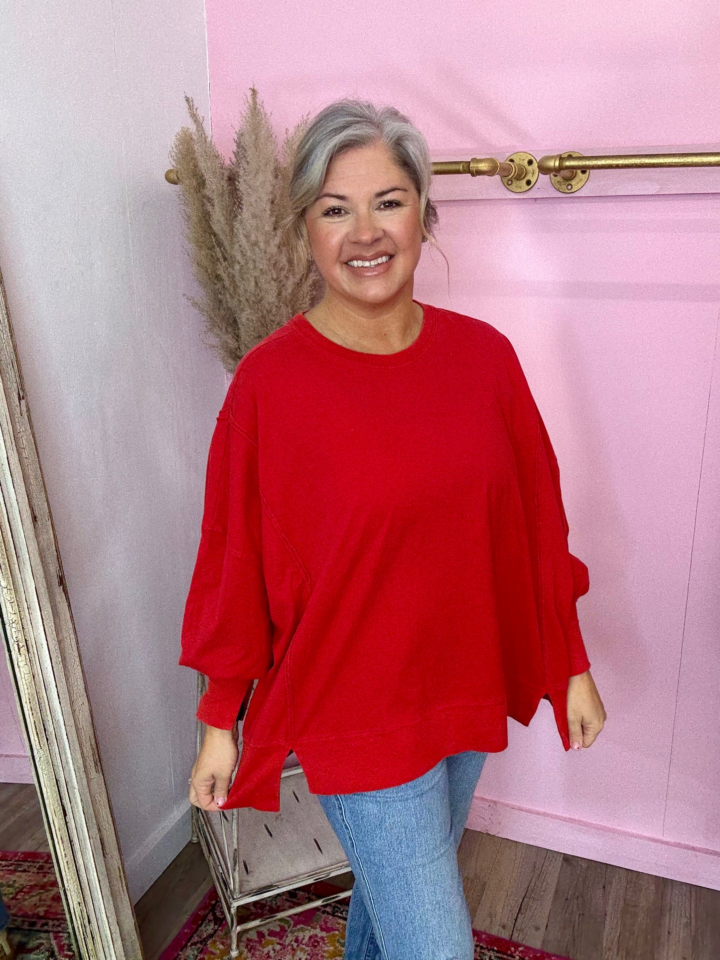 Red Dupe Top
