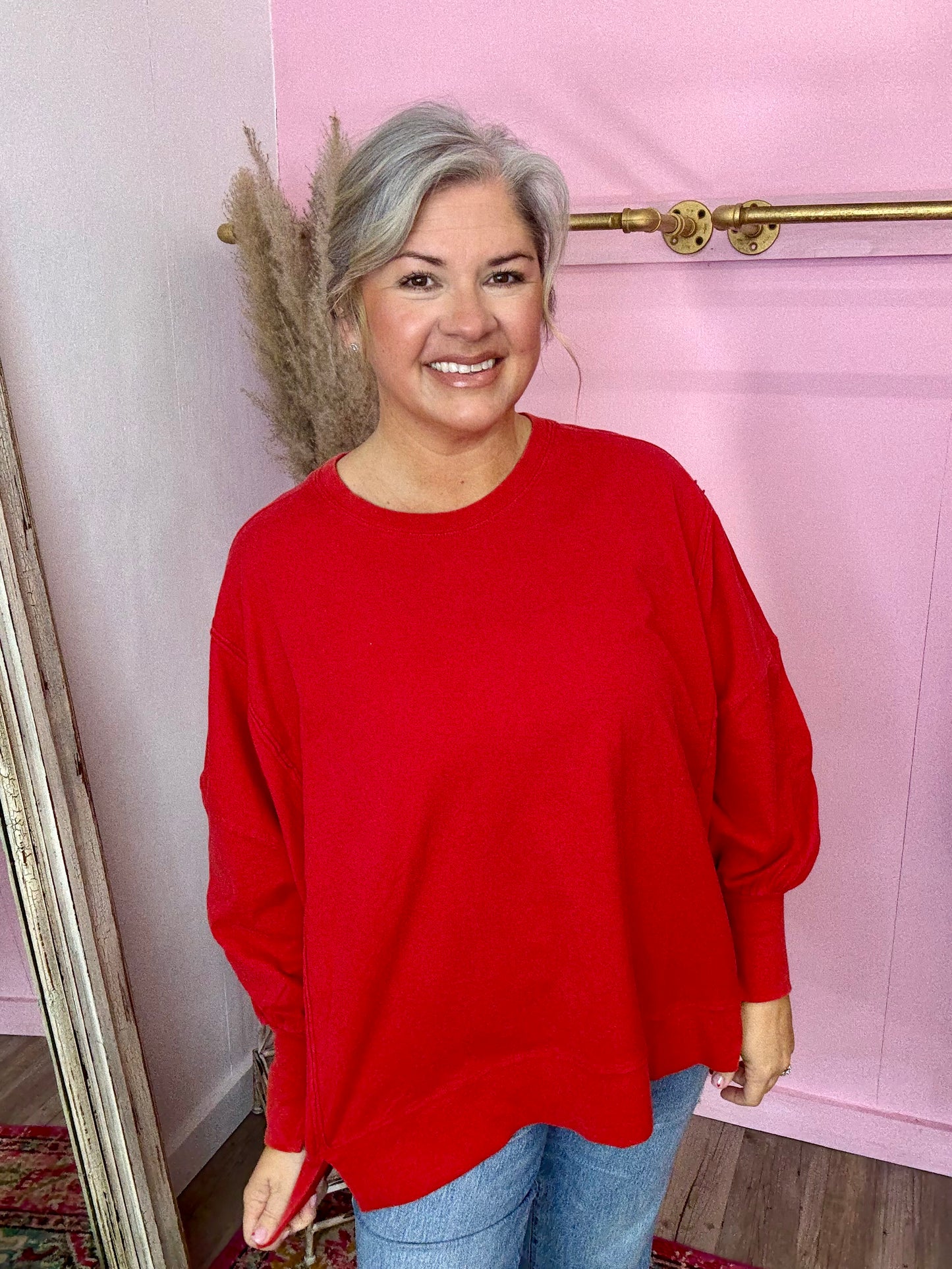 Red Dupe Top
