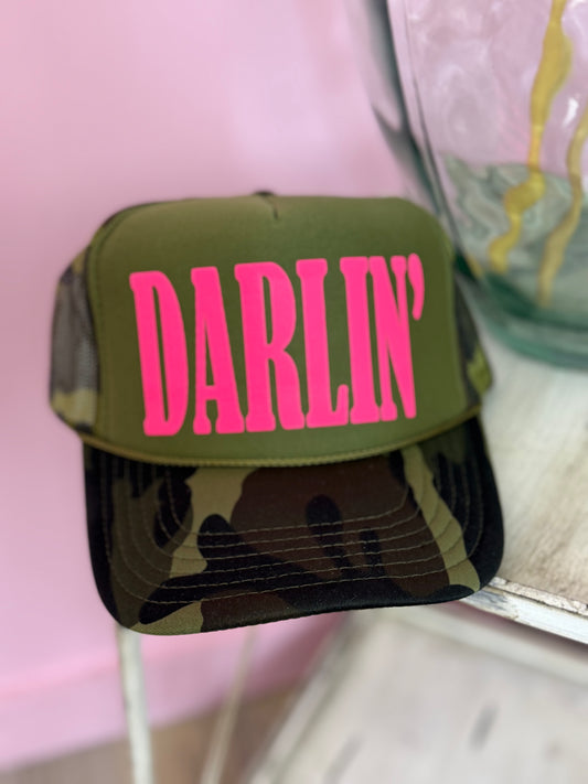 Darlin Pink Puff Hat