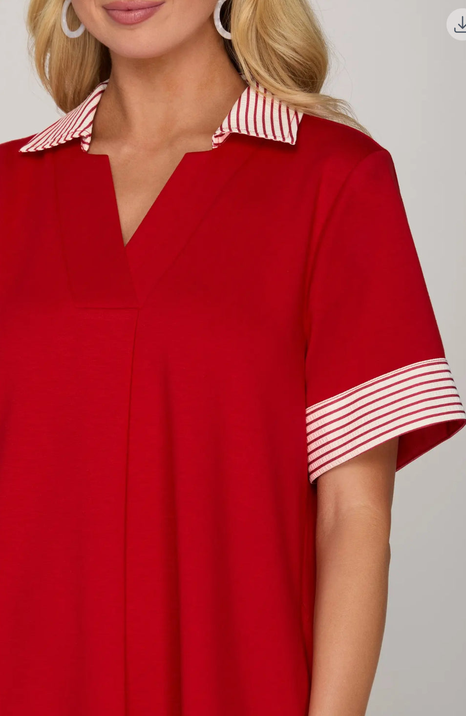 Red Scuba Dress