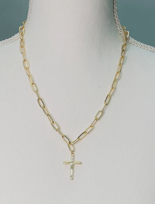 Cross Charm Necklace
