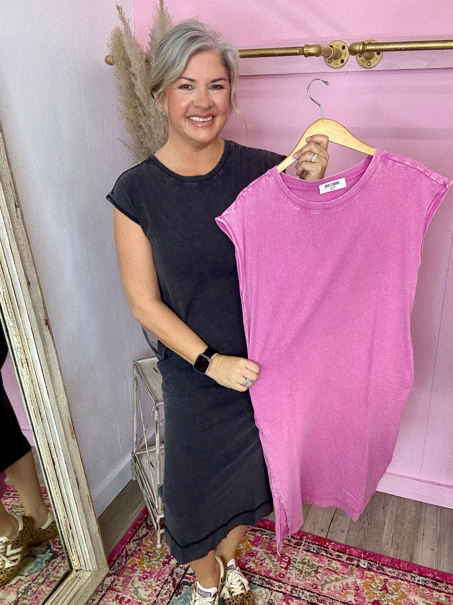 Cotton Midi Dress