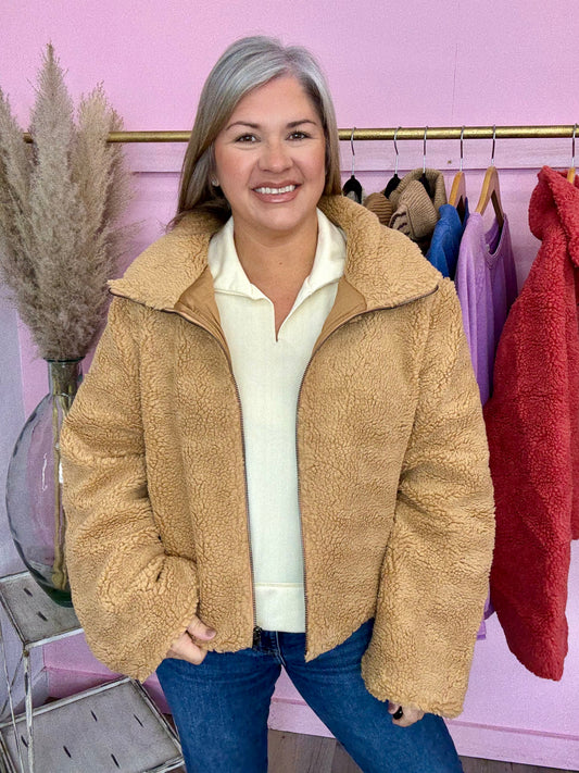 Sherpa Zip Up Jacket
