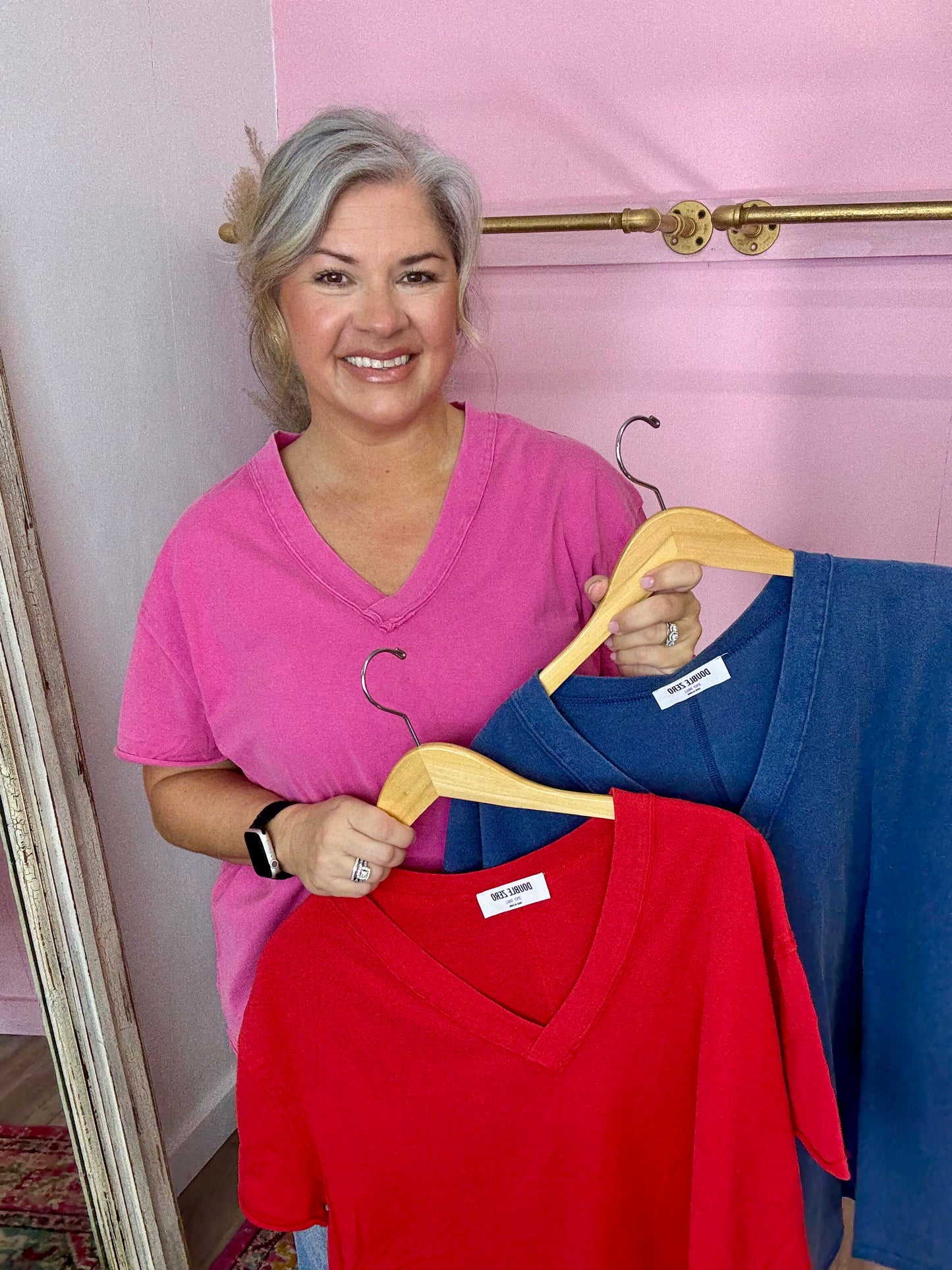 Cotton Basic V-Neck Tee