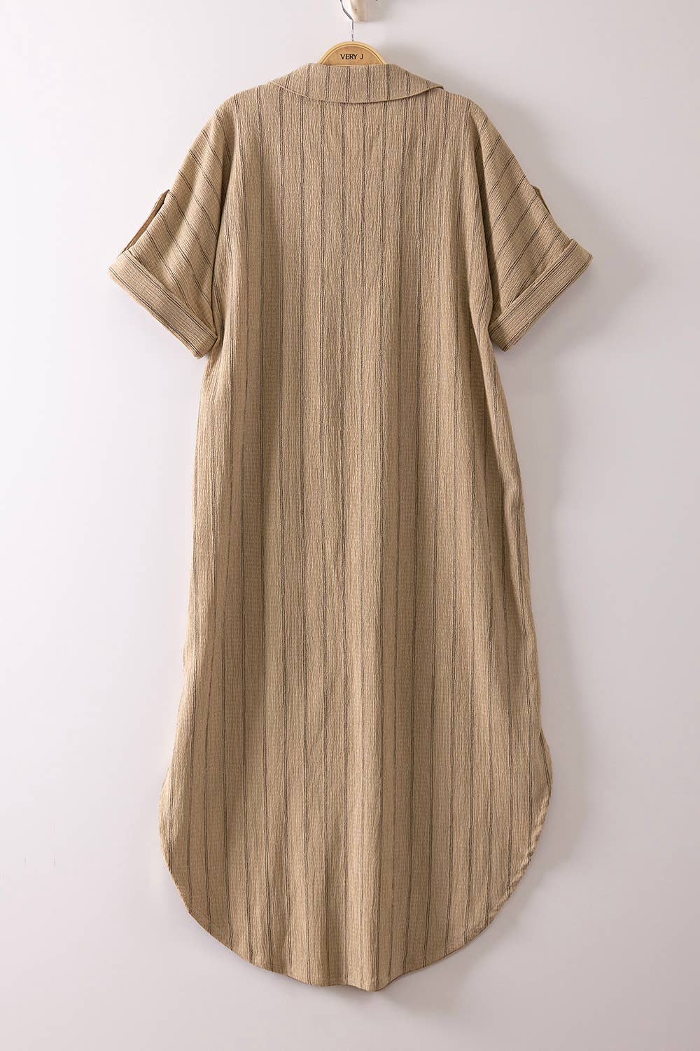 Taupe Linen Midi